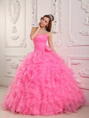 Rose Pink Quinceanera Dresses